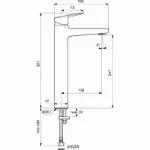 Ceraplan Baterija za Lavabo BD236AA