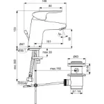 Ceraflex Baterija za Lavabo B1707AA