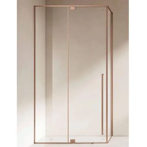 Tuš kabine I Rose gold 90x120x200 leva