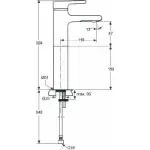 Attitude Baterija za Lavabo Visoka A4600AA