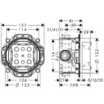 Ibox Universal Ugradno Tijelo 01800180