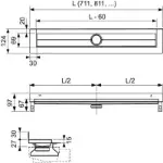 Drainline Kanalica Basic Set 900mm