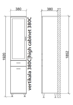 Standard Vertikala sa korpom